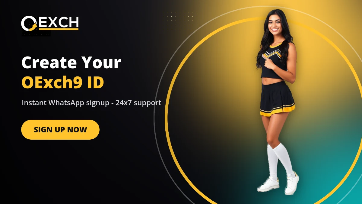 OExch9 signup banner showing the sign up now button for a new OExch9 ID